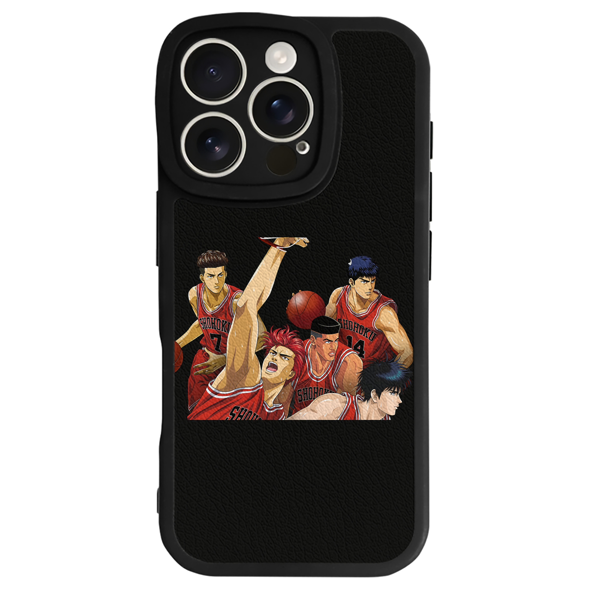 （画像用） SLAM DUNK／スラムダンク 【iPhone 16シリーズ対応】シリコンスマホケース（レザー調） 材質：シリコン